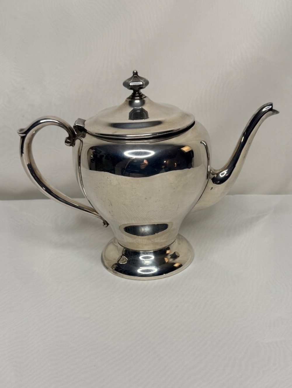 Midcentury Vintage Preisner Silver Plate Teapot P.S.C.